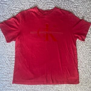 Calvin Klein Bold Red Short Sleeve Tee